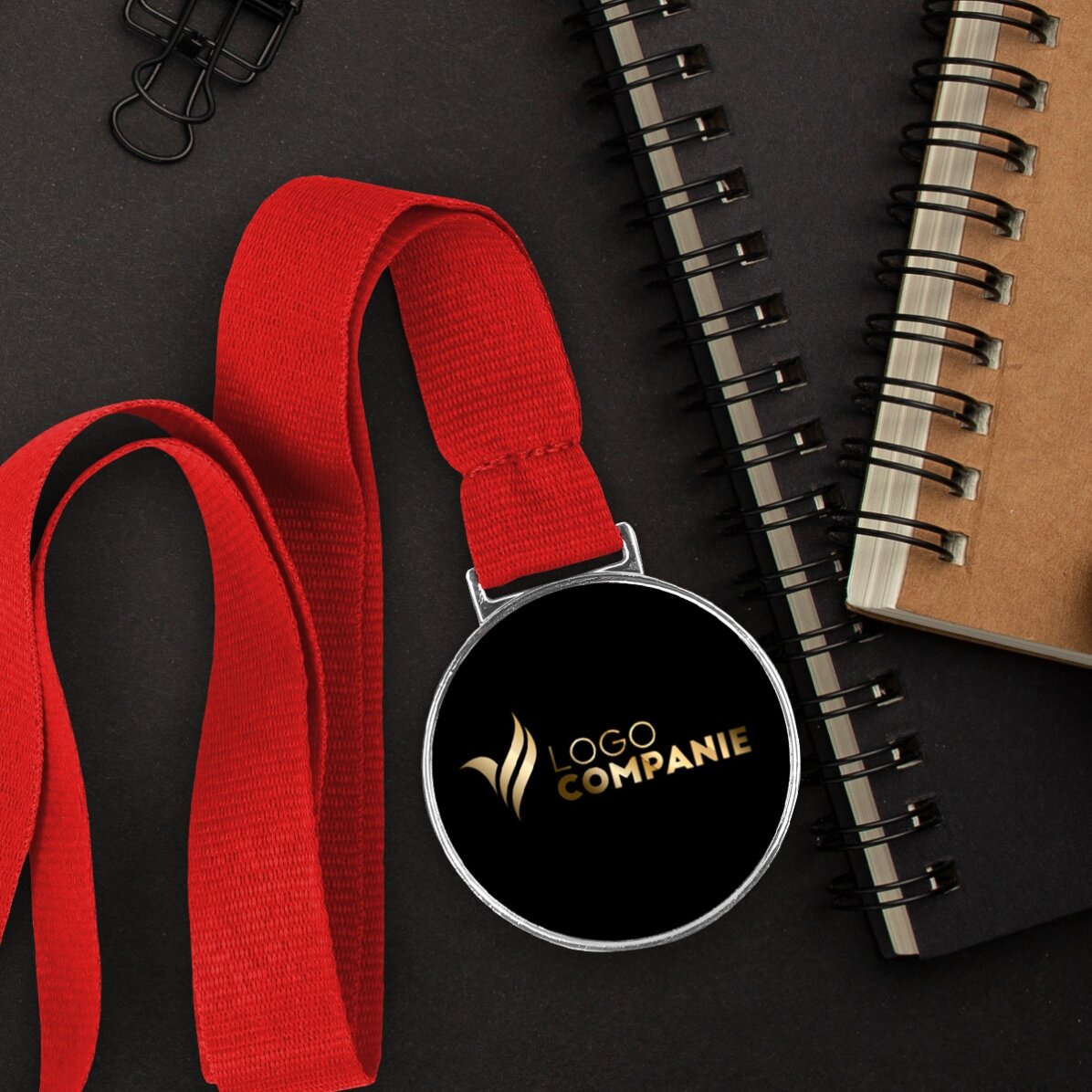 Gepersonaliseerde medaille met logo