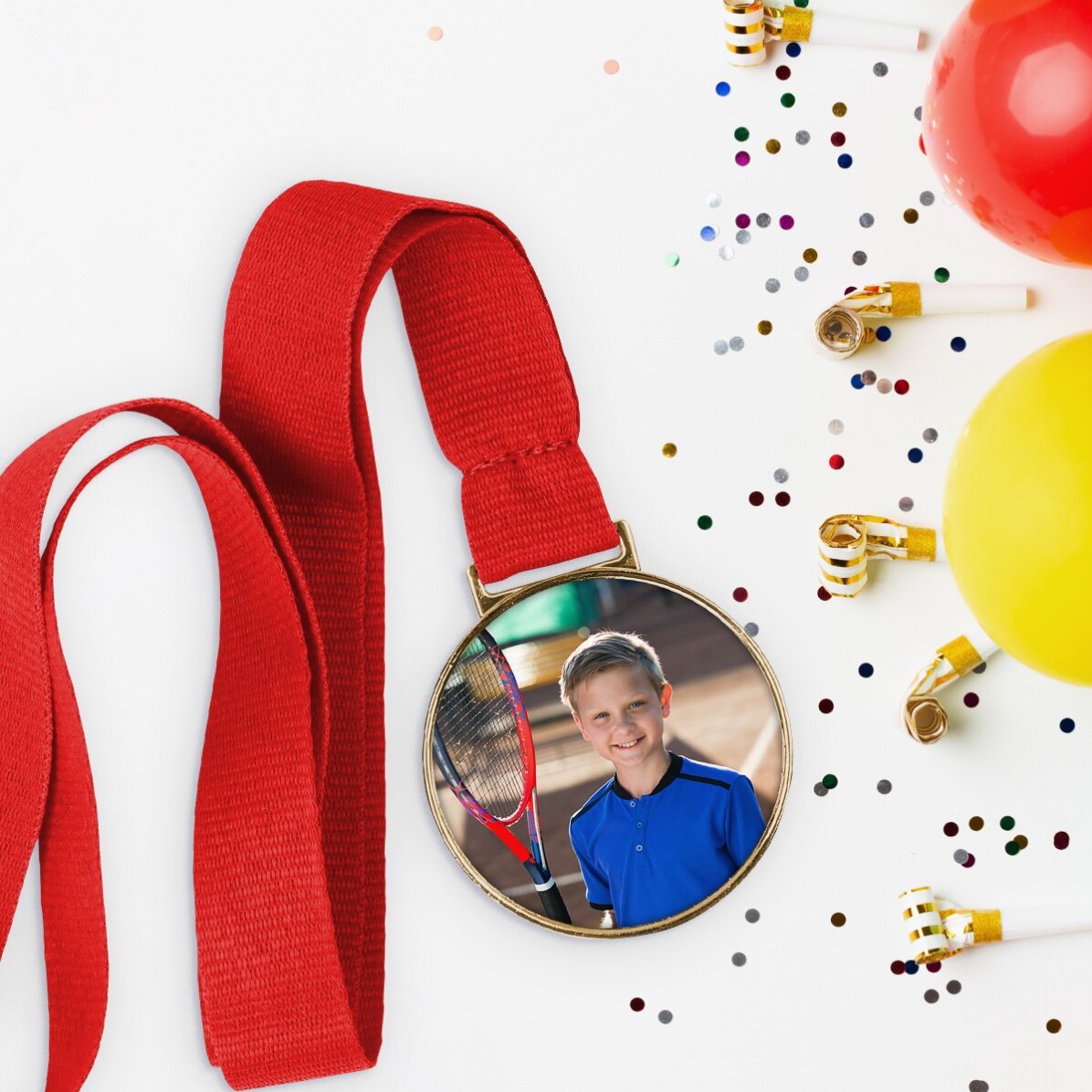 Gepersonaliseerde medaille met een foto