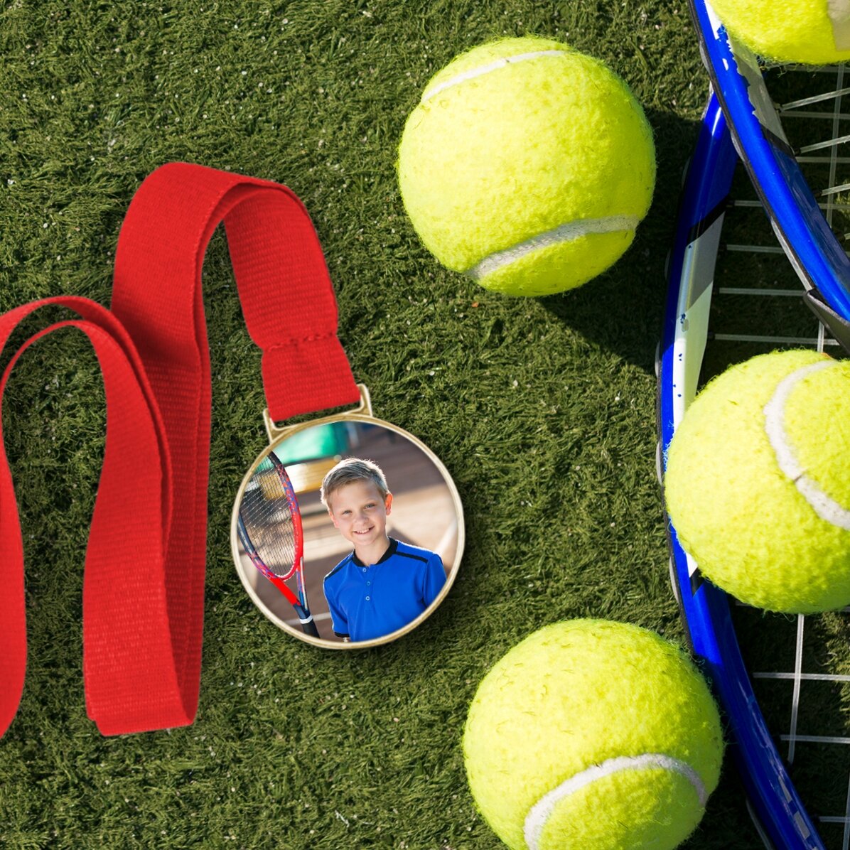 Gepersonaliseerde medaille met een foto