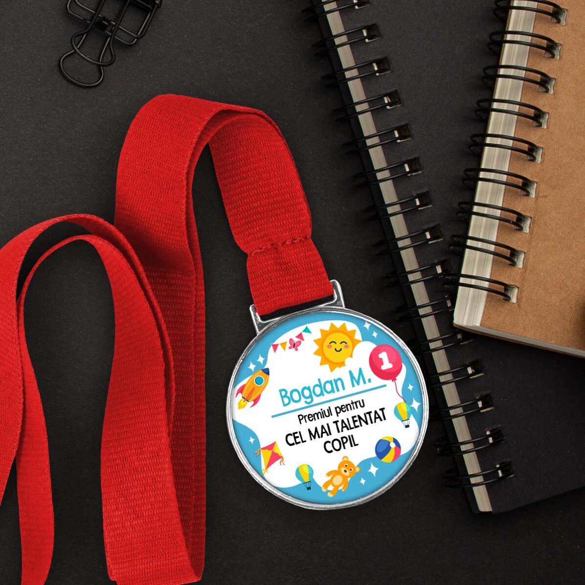 Personalised medal with text - Children