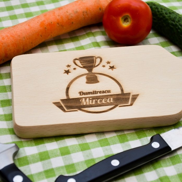 Personalised mini chopping board - Champion Chef