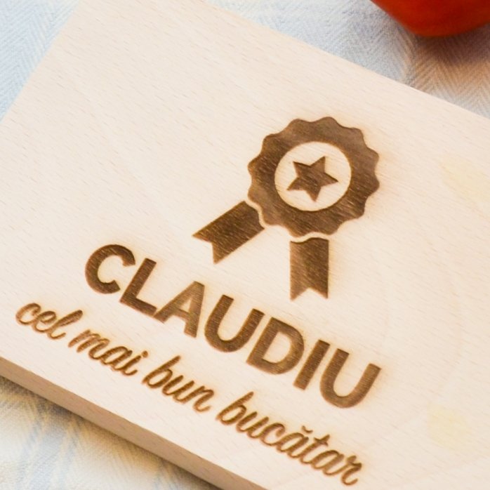 Gepersonaliseerde mini-snijplank - De beste kok