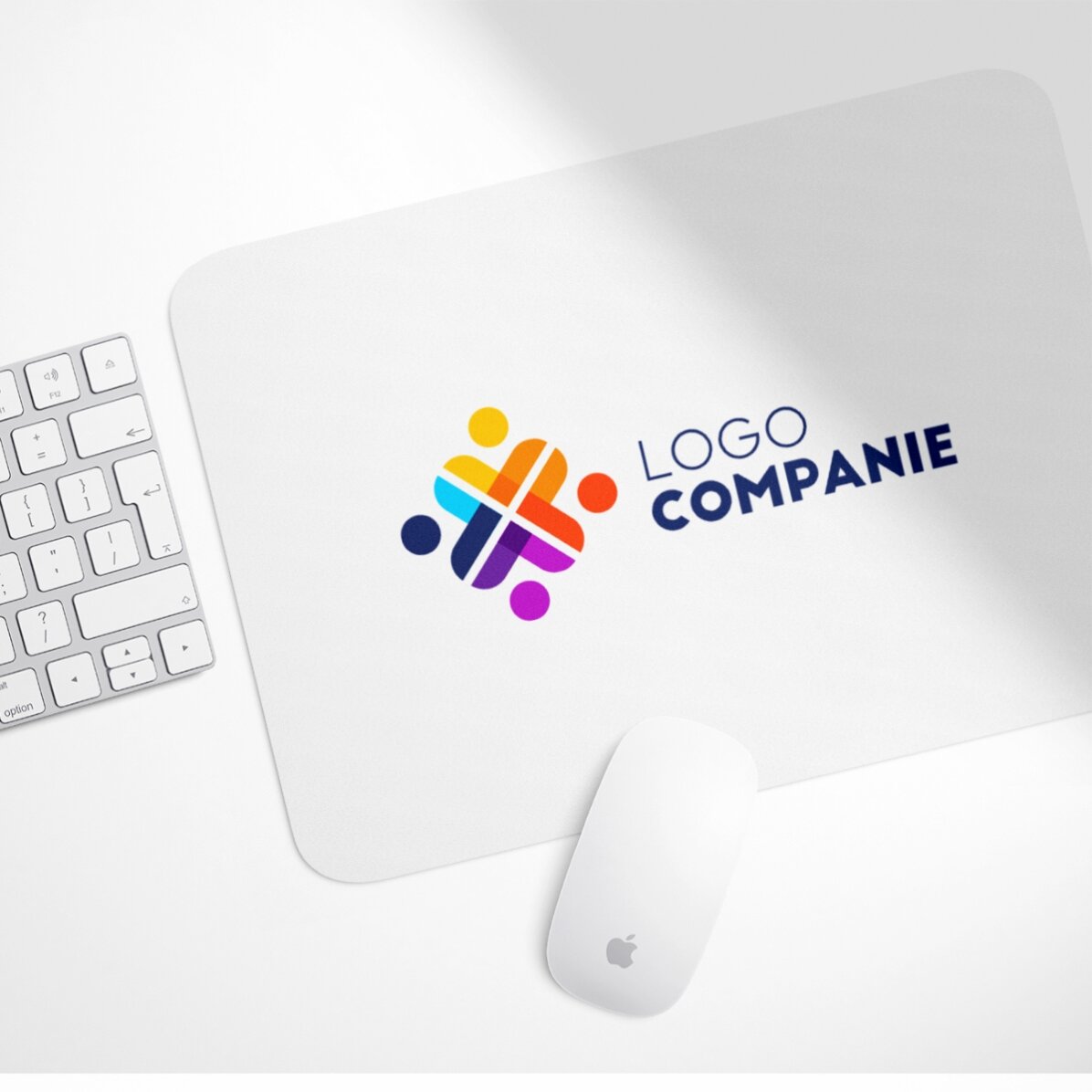 Gepersonaliseerde XL-muismat met logo