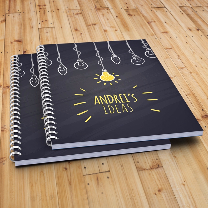 Gepersonaliseerde notebook - Bright Ideas
