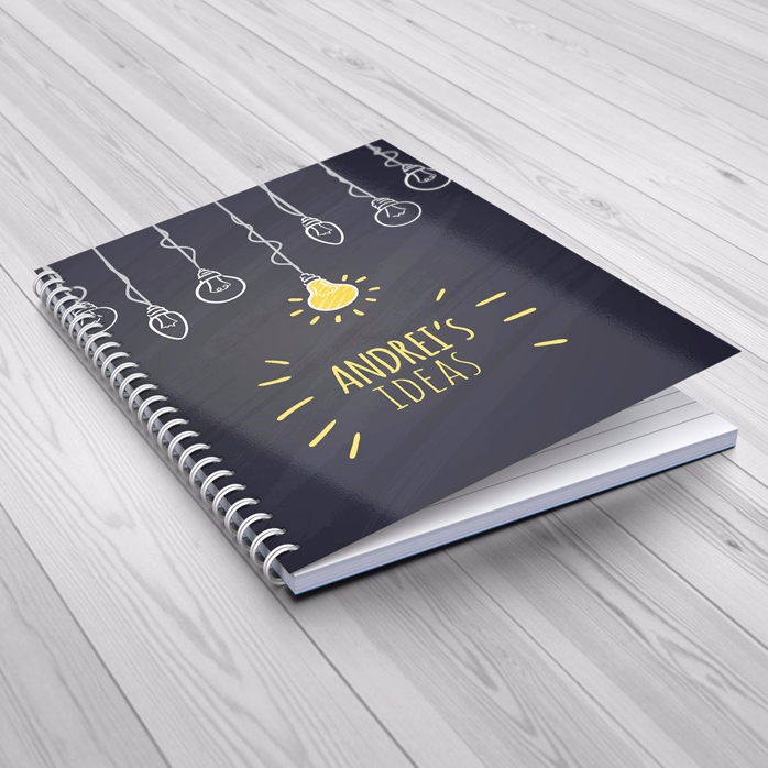 Gepersonaliseerde notebook - Bright Ideas