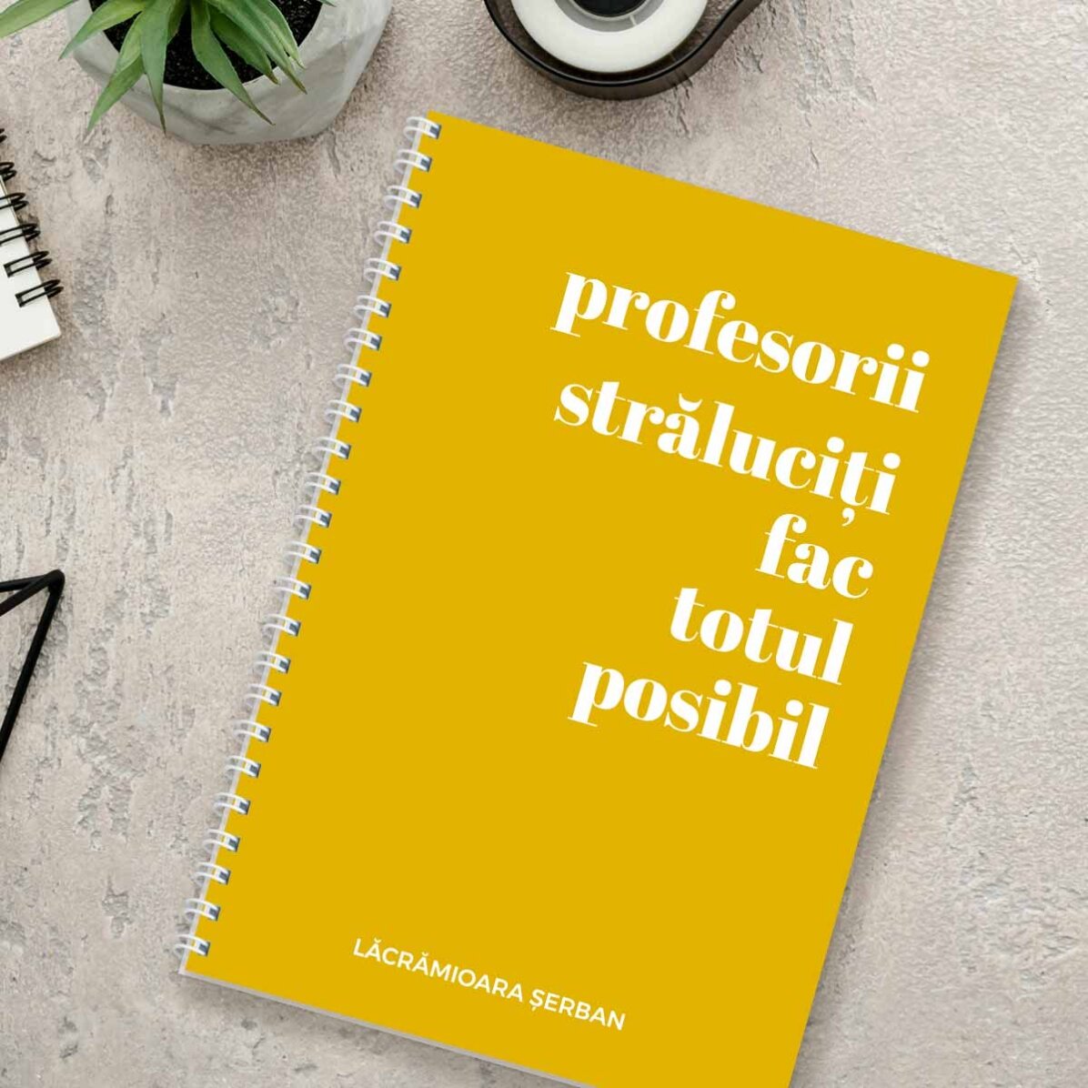 Personalised notebook with text - Brilliant teachers