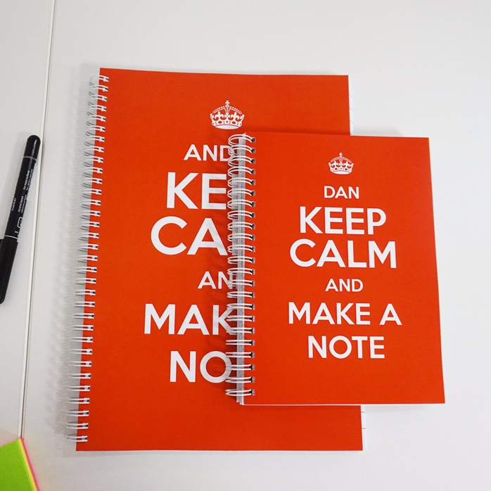 Gepersonaliseerde notebook - keep calm