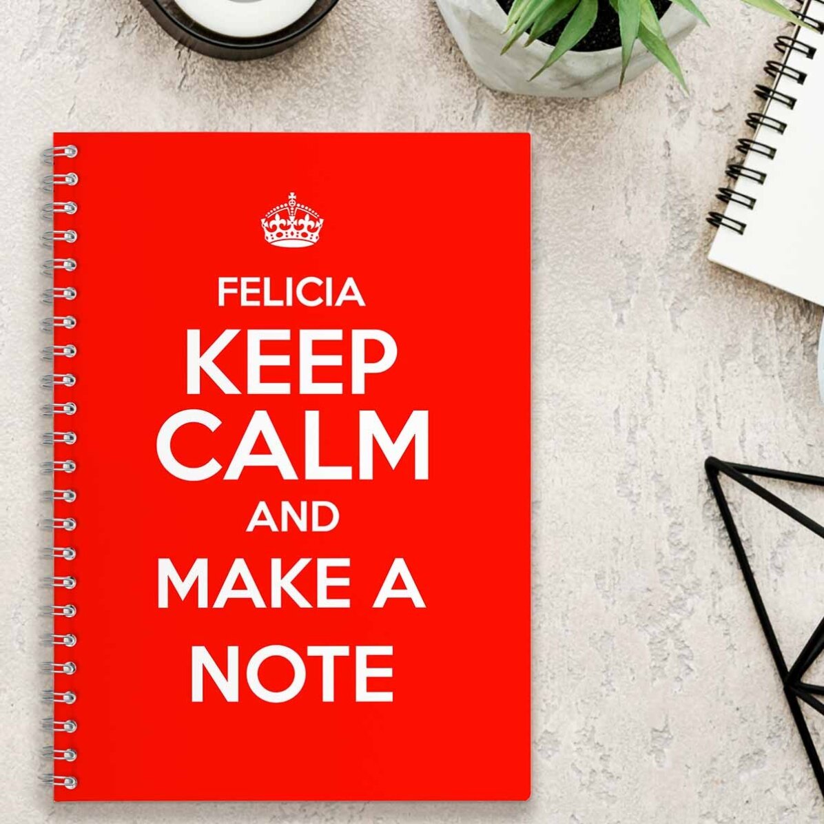 Gepersonaliseerde notebook - keep calm