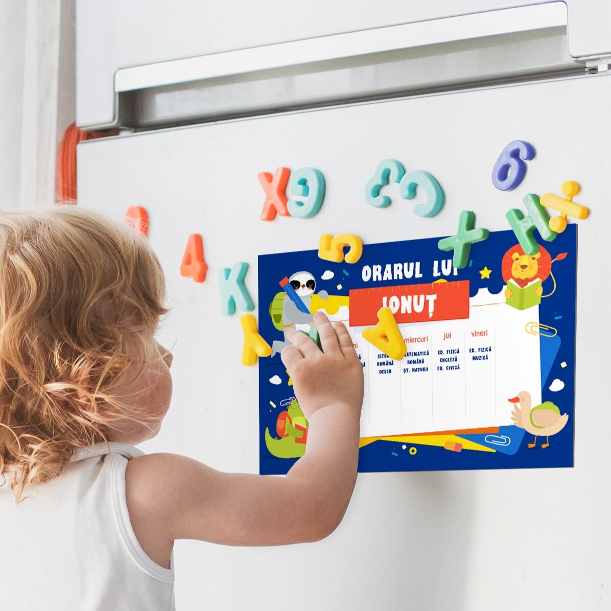 Gepersonaliseerd rooster met tekst - Dierentjes