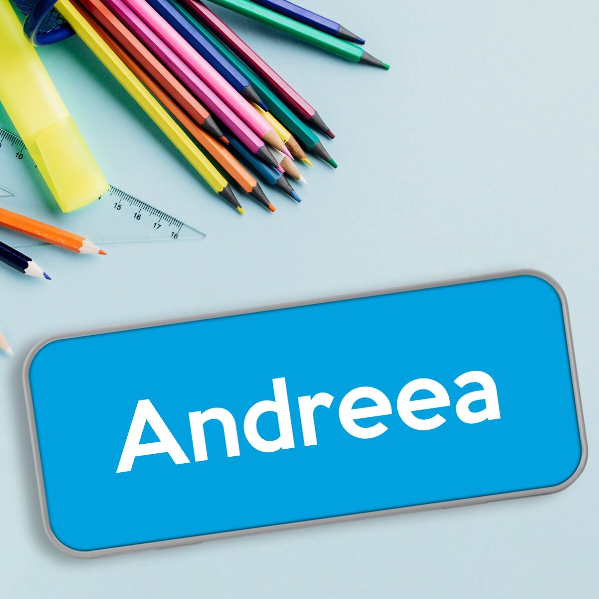 Personalised pencil case with your name on it