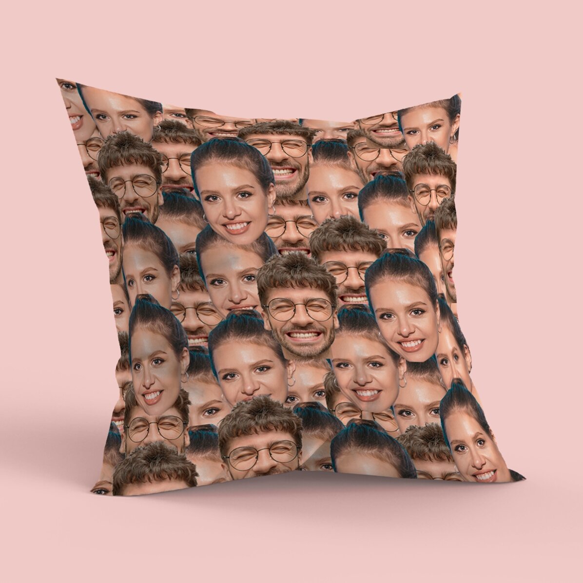 Personalised double-sided cushion with 2 photos - Collage