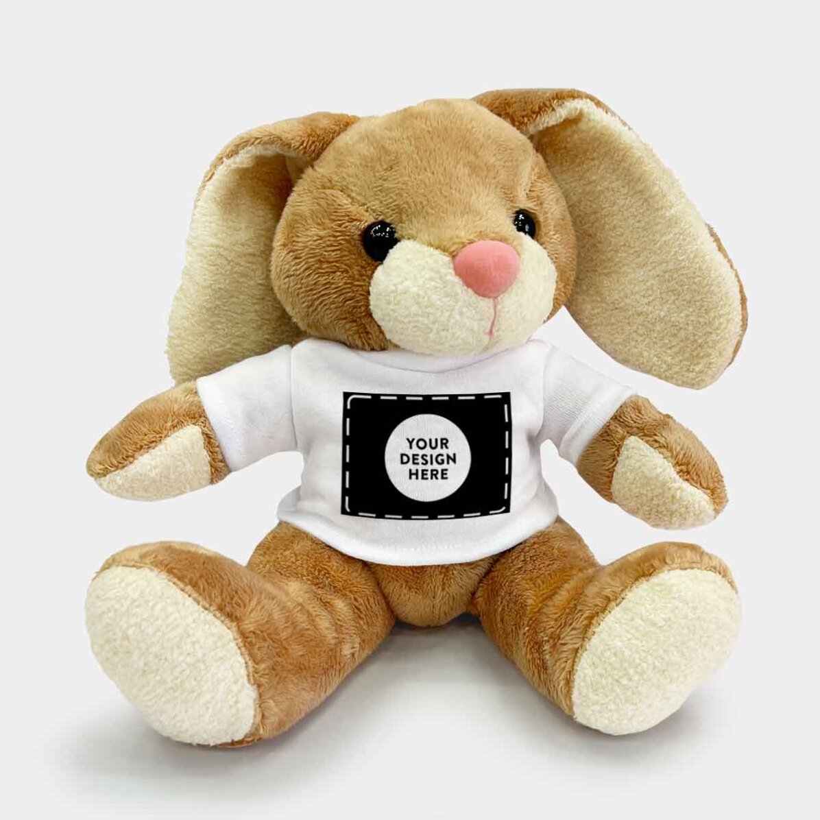 Plus een gepersonaliseerd konijn met jouw eigen ontwerp