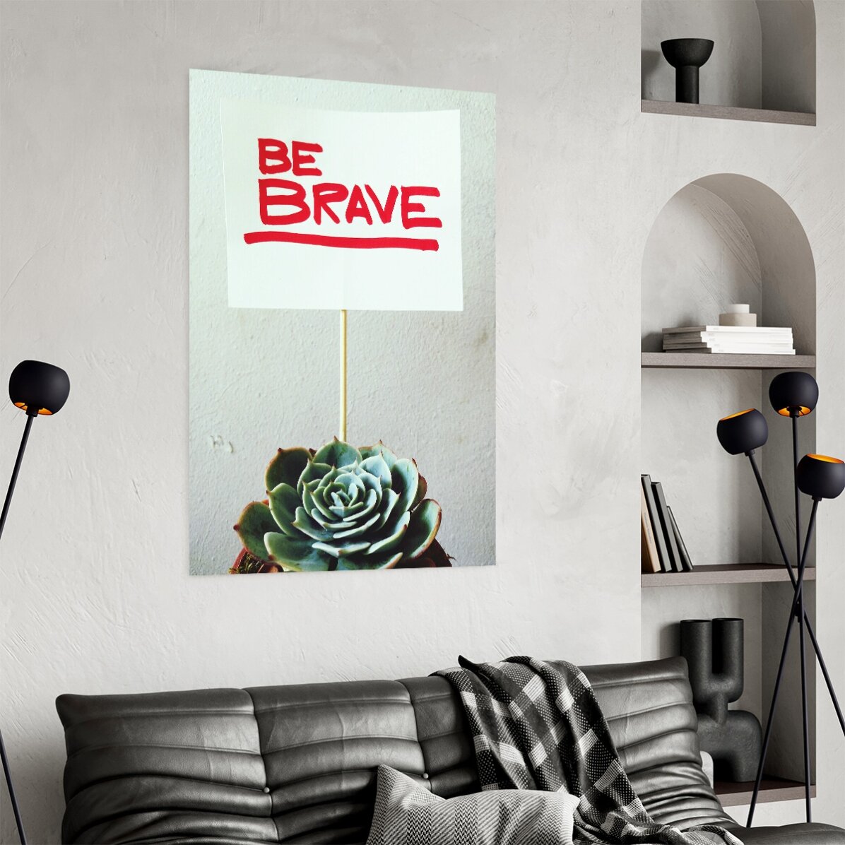Poster ‘Be brave’