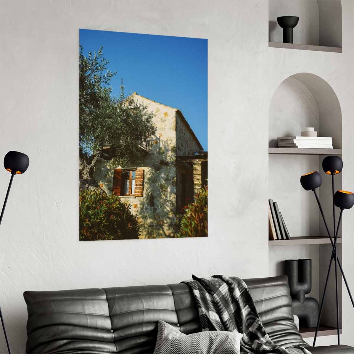 Blue sky poster