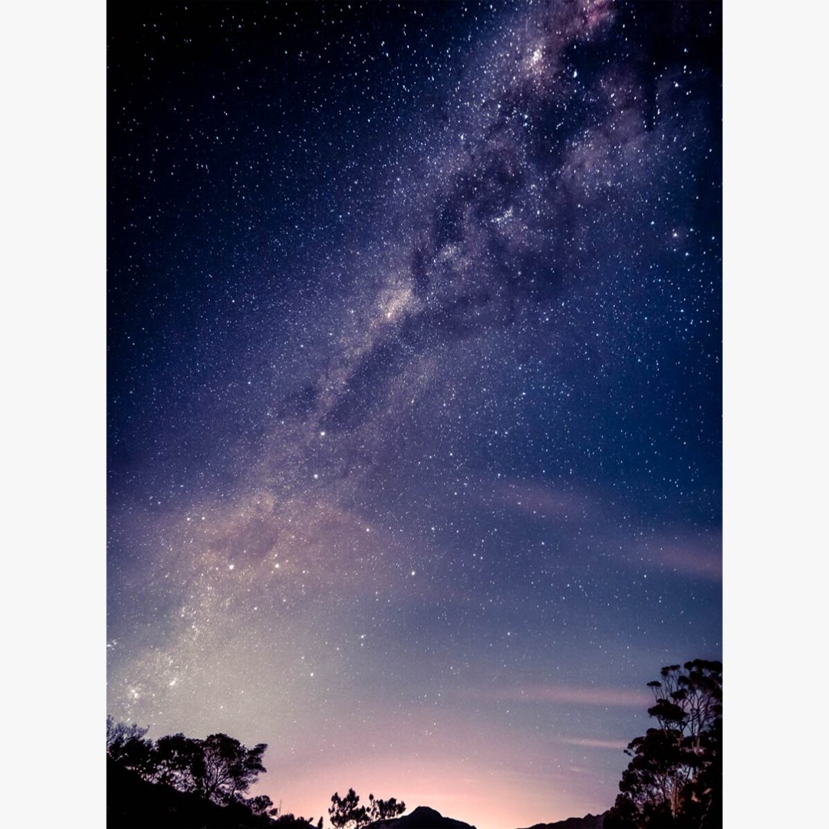 Starry Sky Poster