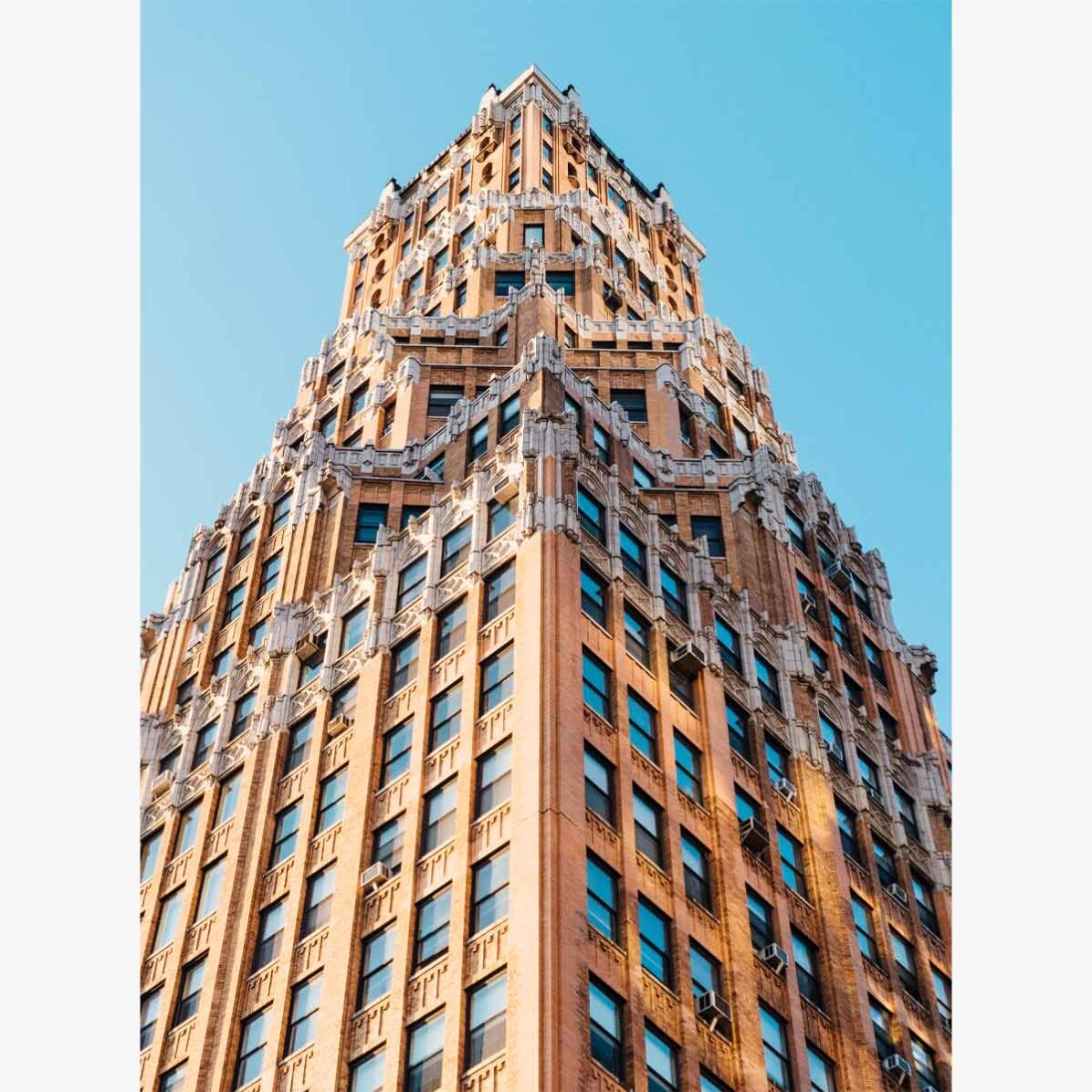 Poster van een gebouw in New York