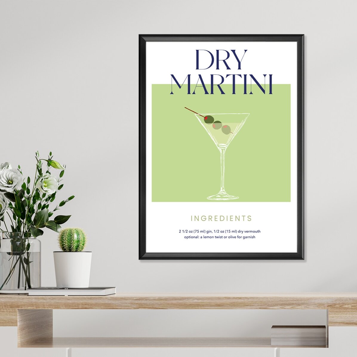 Dry Martini Poster