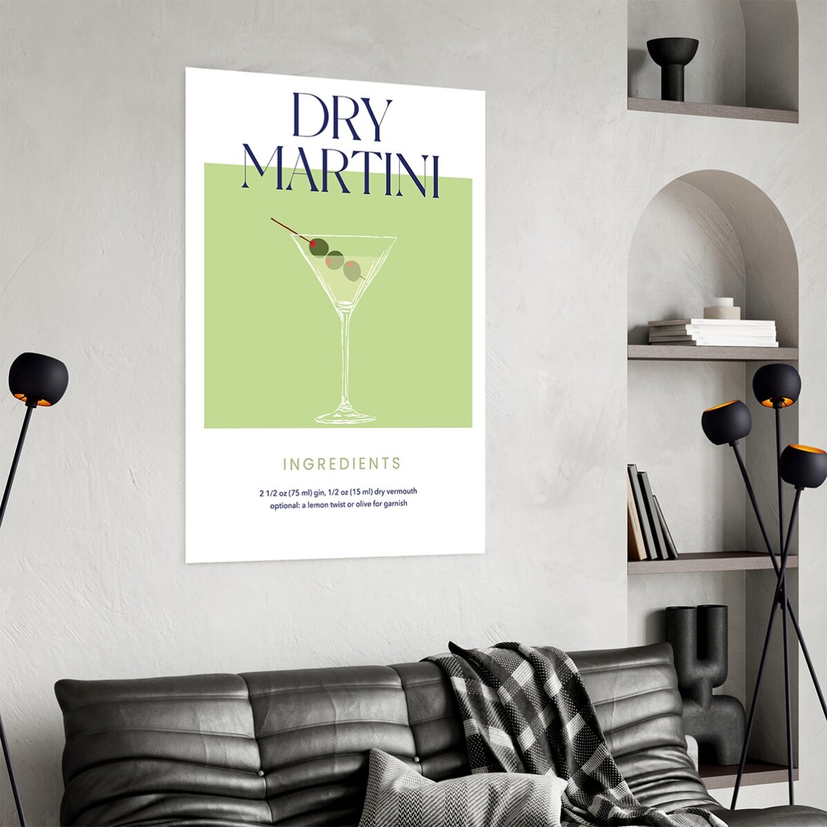 Dry Martini Poster