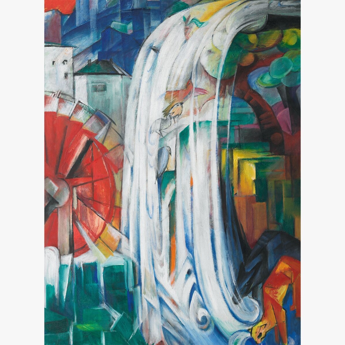 Poster van Franz Marc, De betoverde molen, 1913