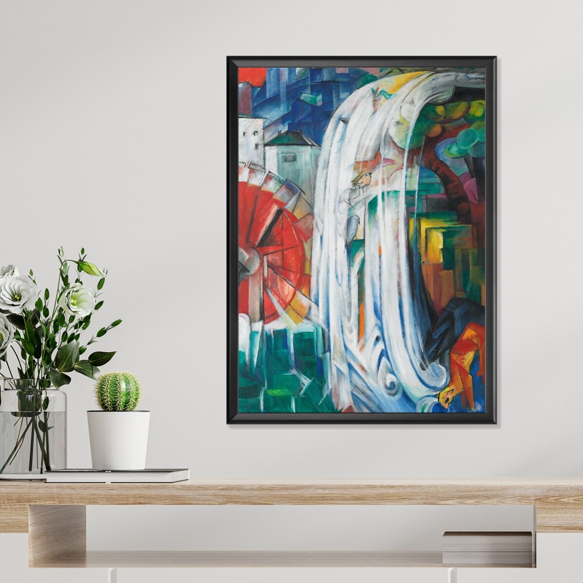 Poster van Franz Marc, De betoverde molen, 1913