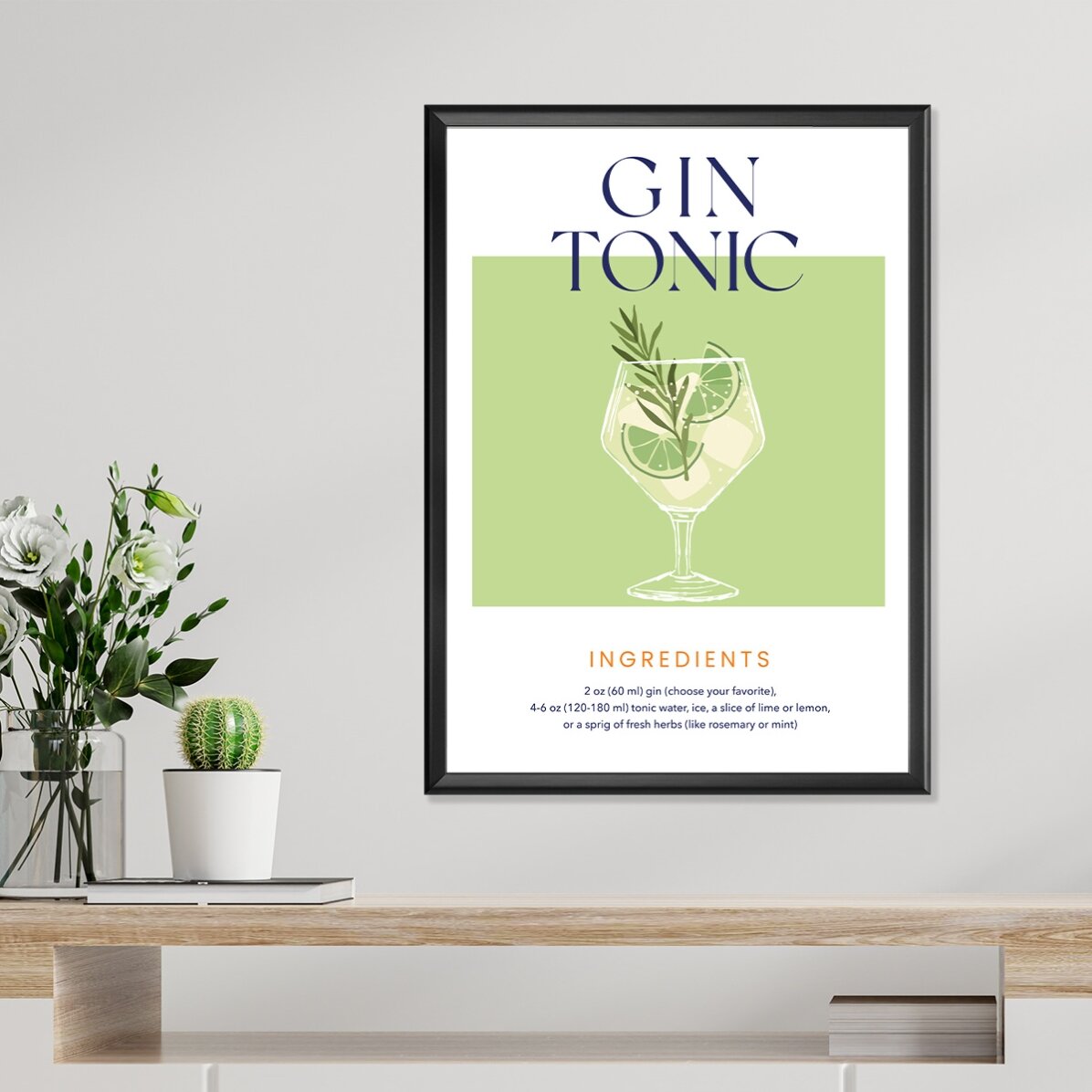 Poster Gin-tonic