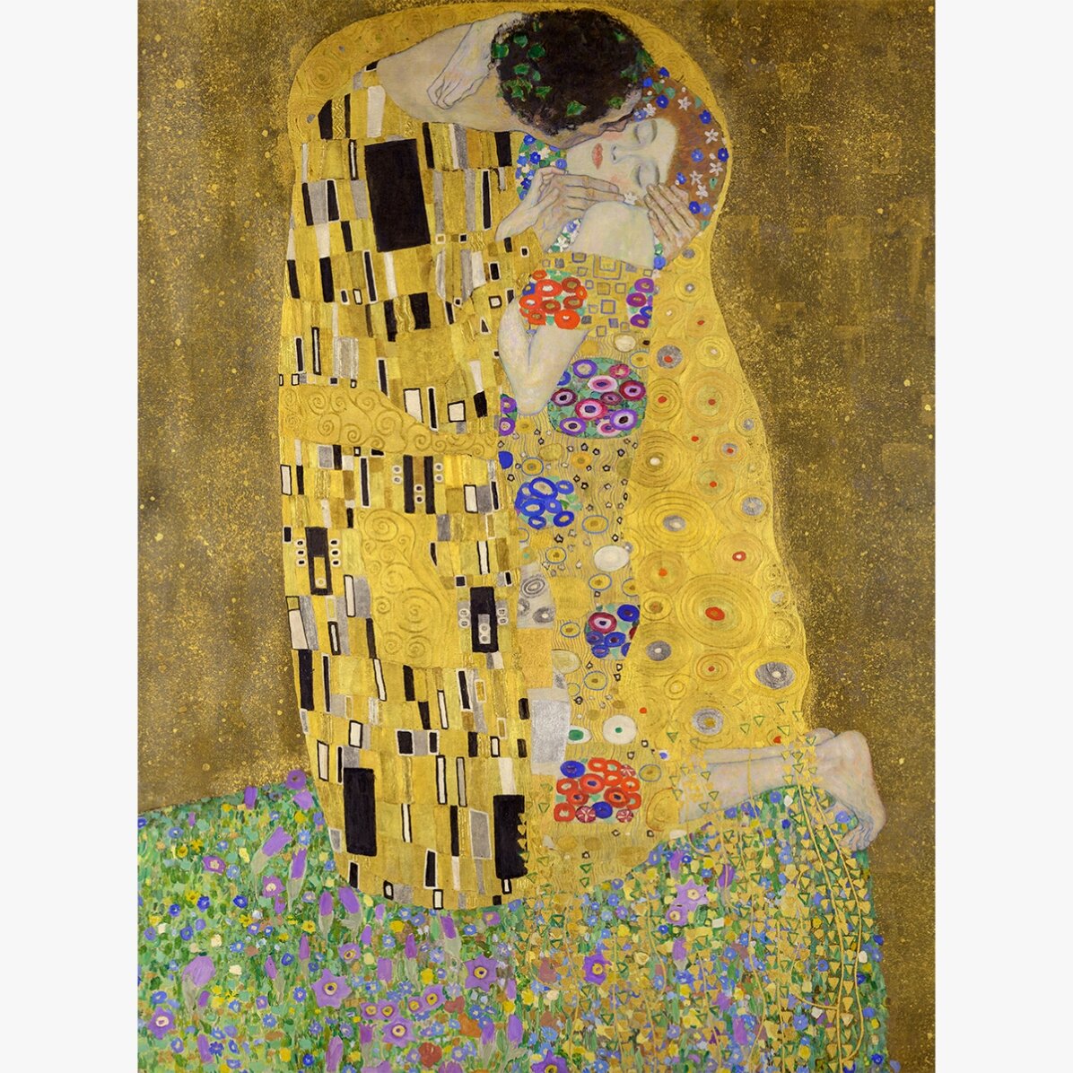 Gustav Klimt poster, The Kiss 1908