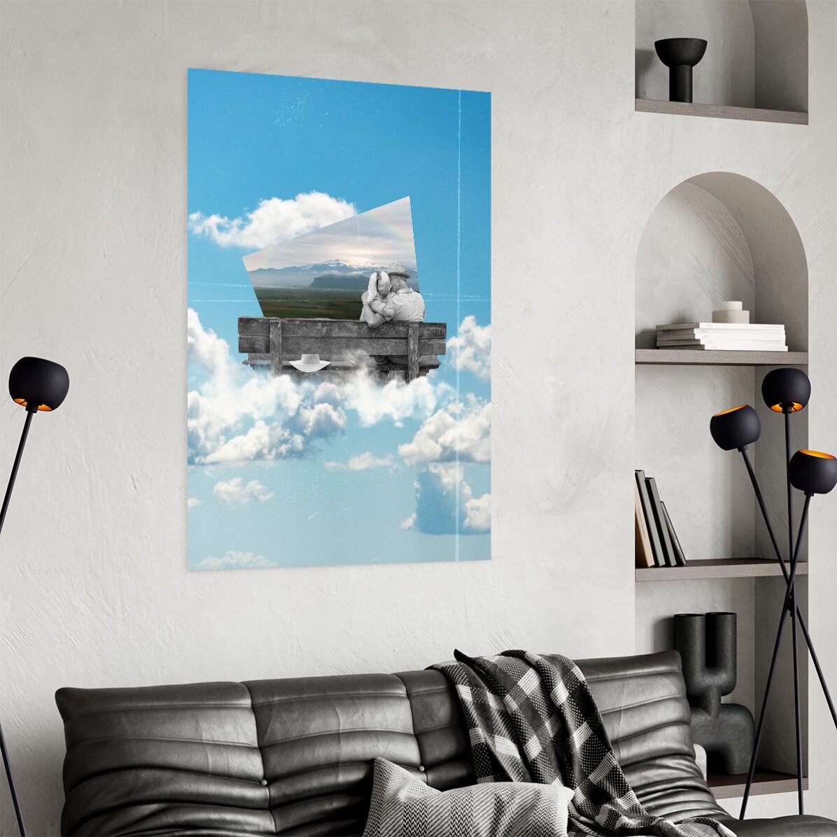 Poster ‘Liefde tussen de wolken’