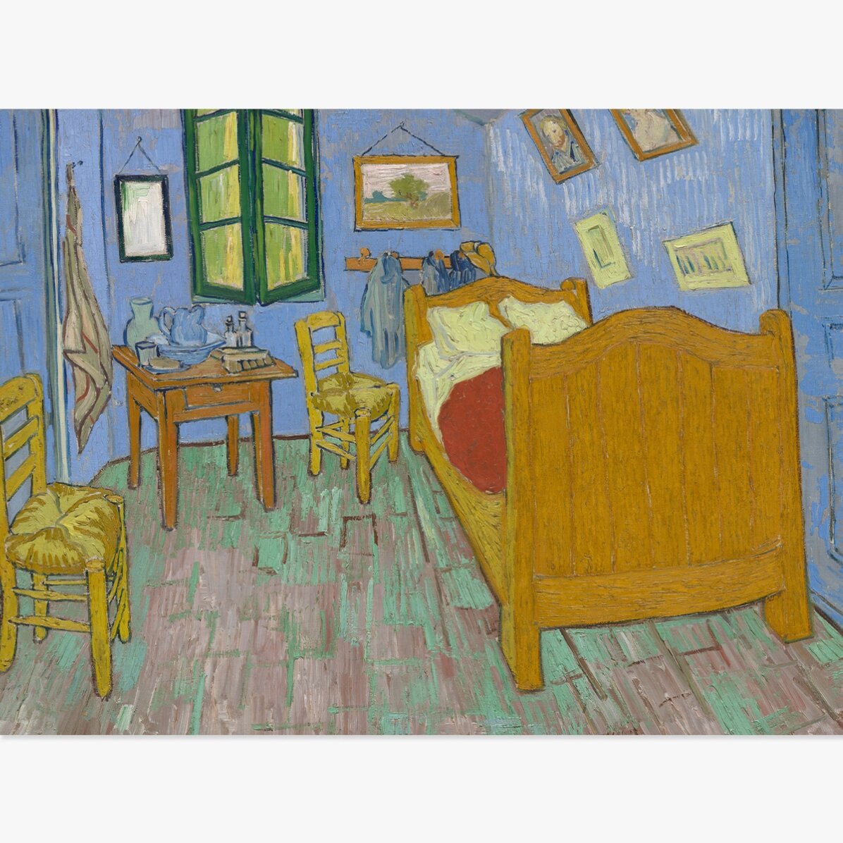 Poster in liggend formaat - Vincent van Gogh - De slaapkamer, 1889