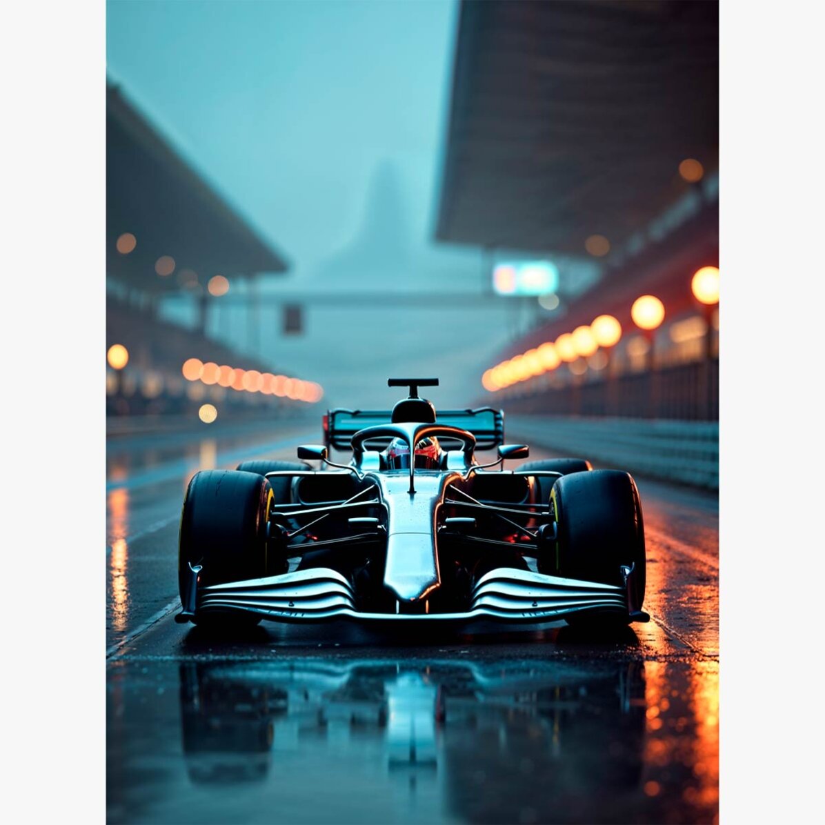 Poster Formule 1-auto