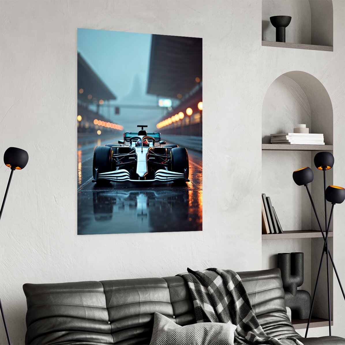 Poster Formule 1-auto