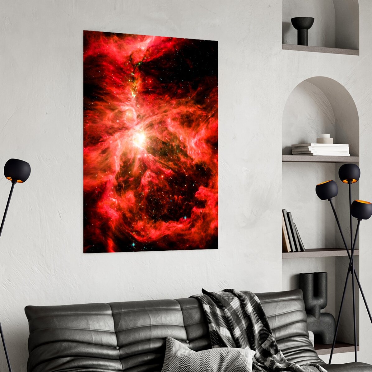 Red Nebula Poster