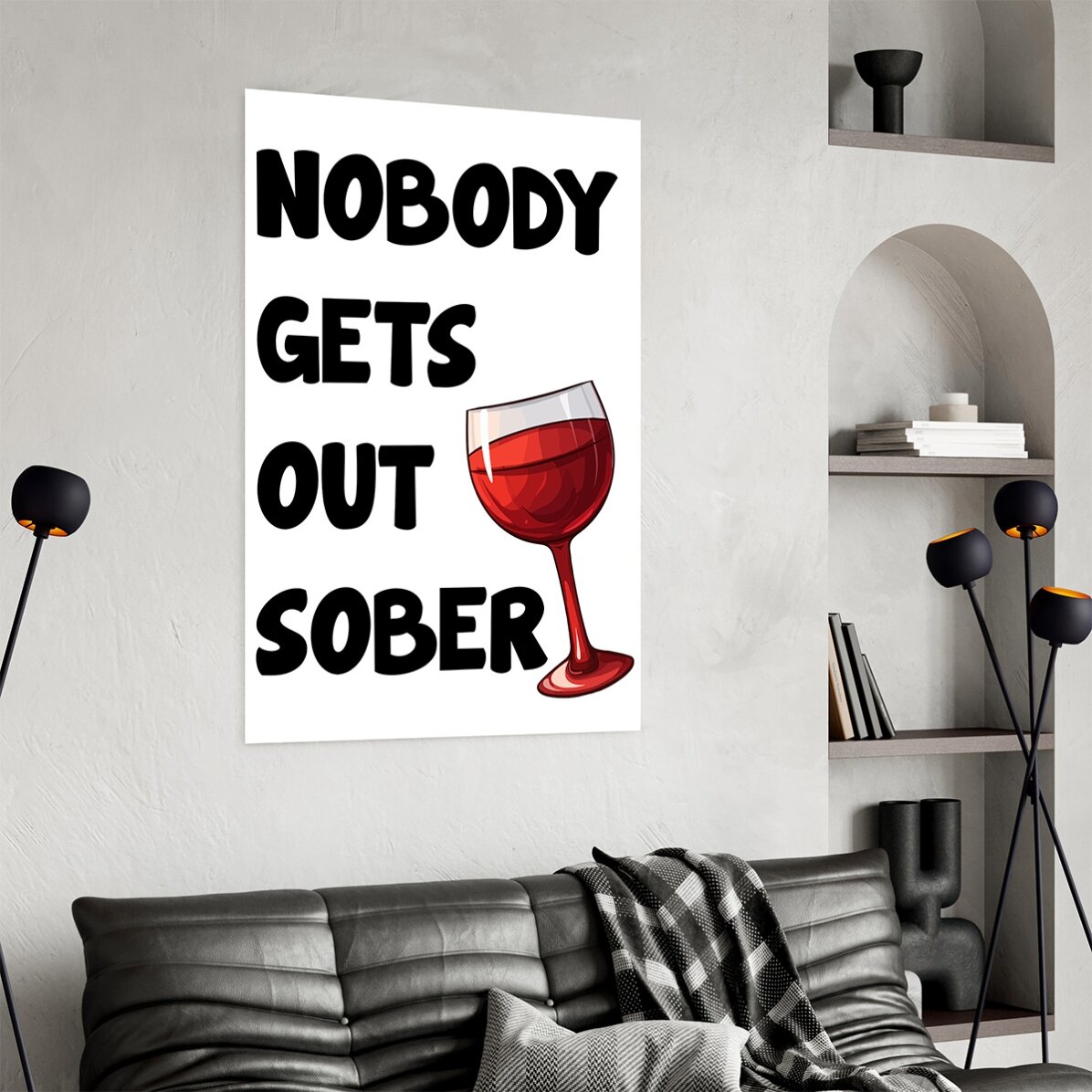 Poster: Niemand komt er nuchter uit