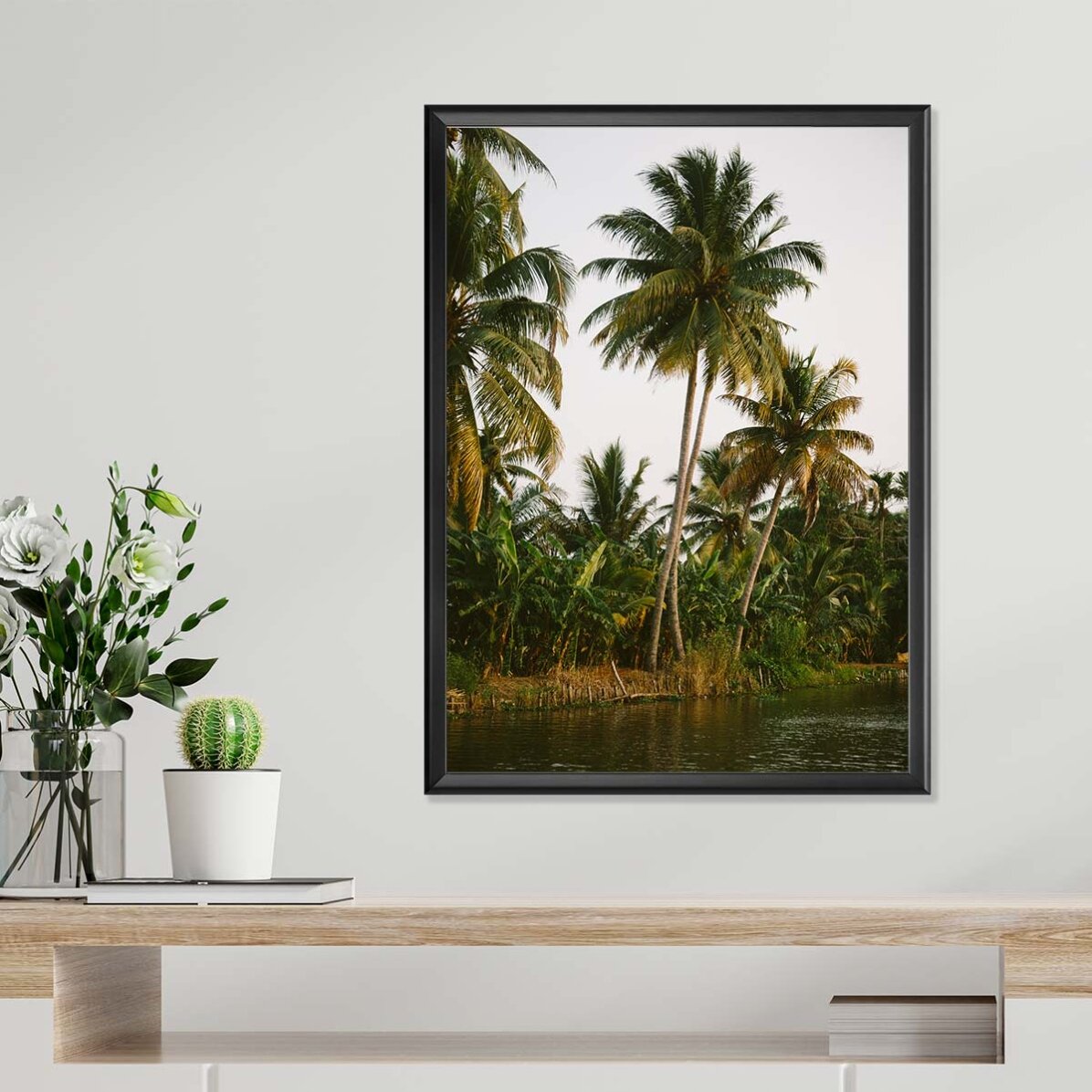 Poster met palmbomen