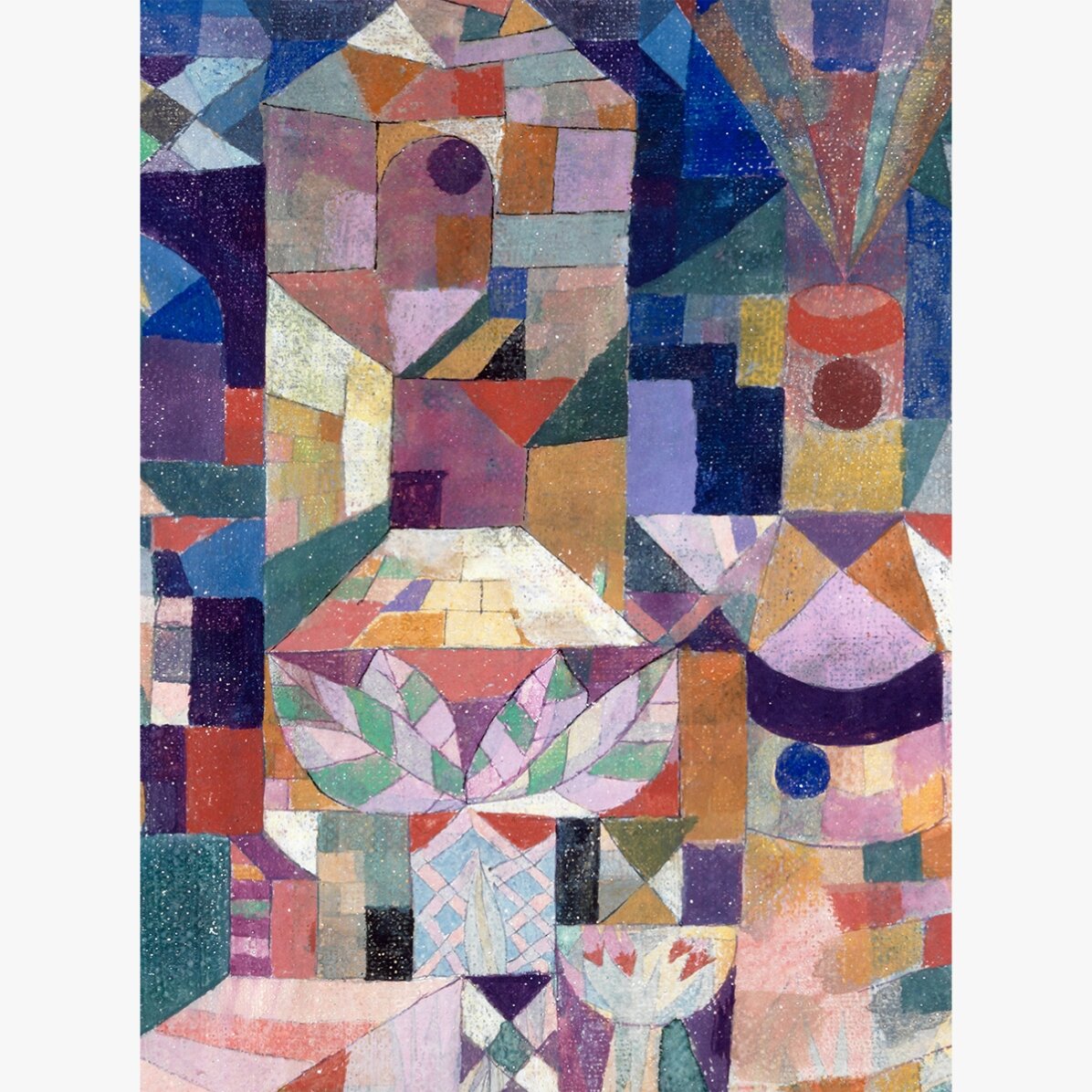 Poster van Paul Klee, Burggarten 1919