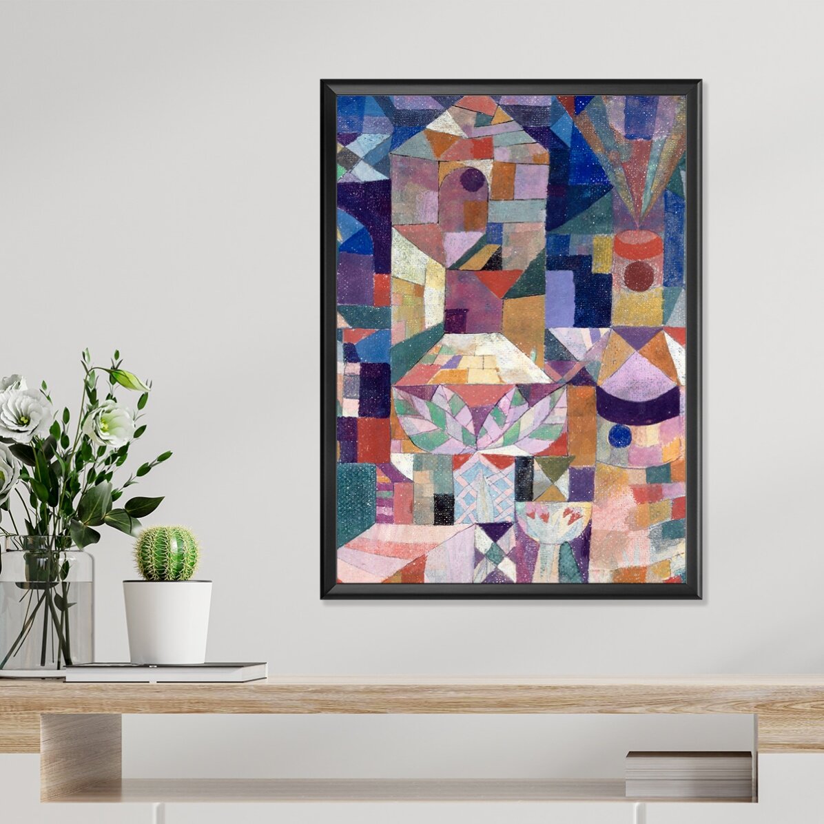Poster van Paul Klee, Burggarten 1919