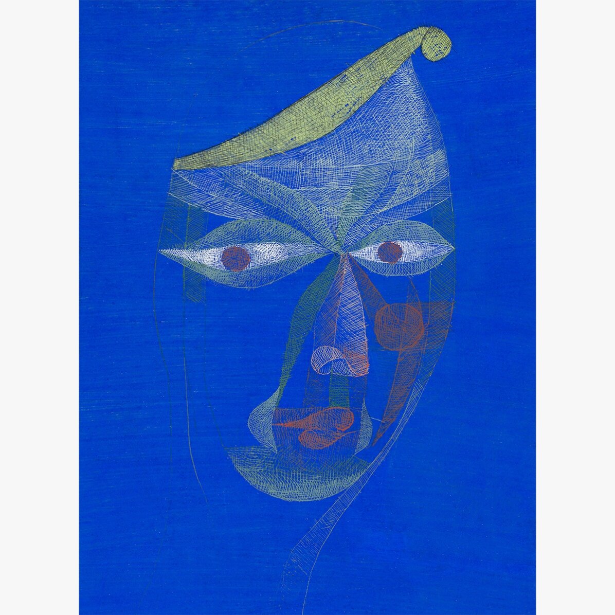 Poster van Paul Klee, Portret van een oosterse man, 1924