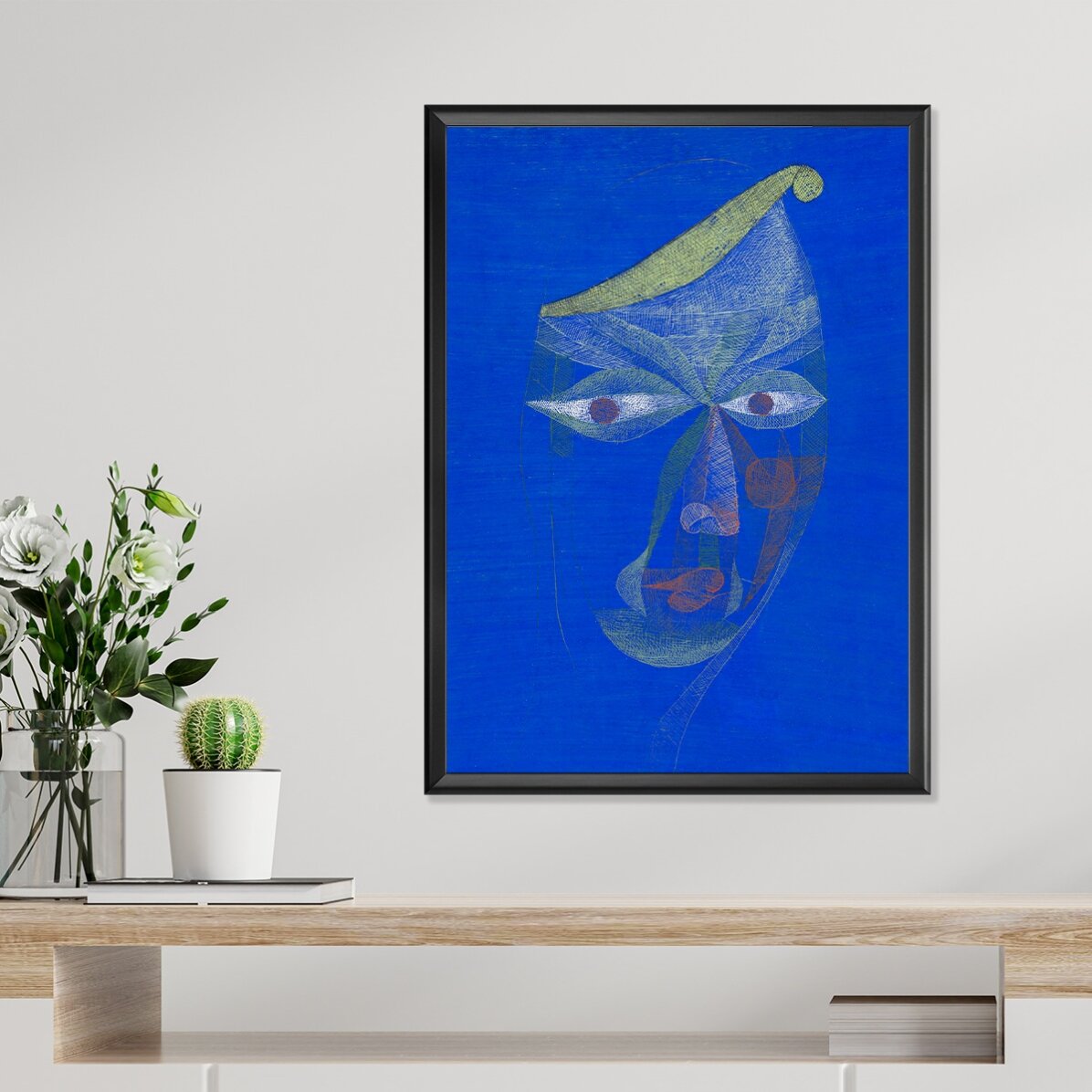 Poster van Paul Klee, Portret van een oosterse man, 1924