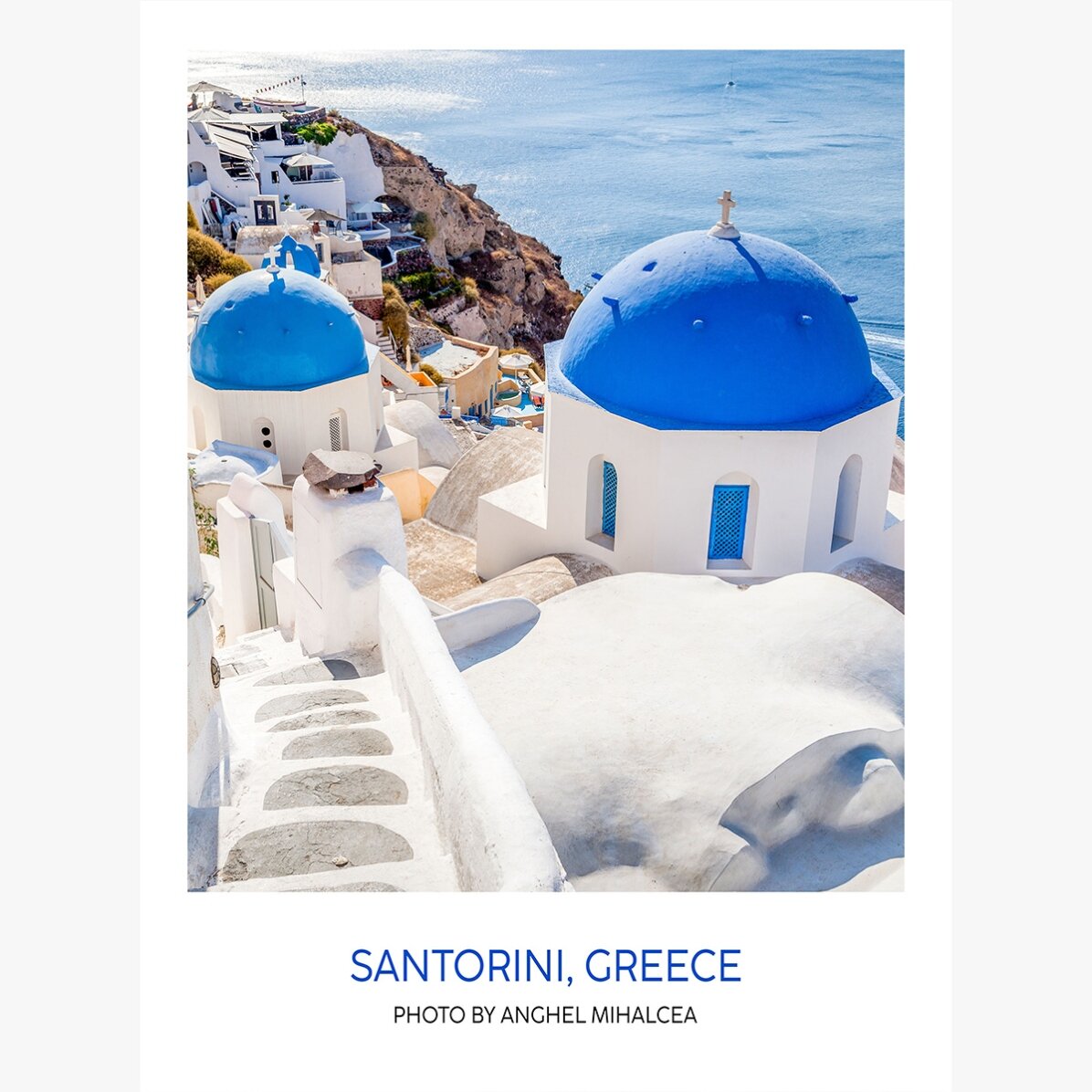 Personalised poster with photo and text