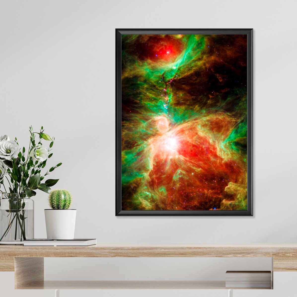 Poster: De rode en groene nevel