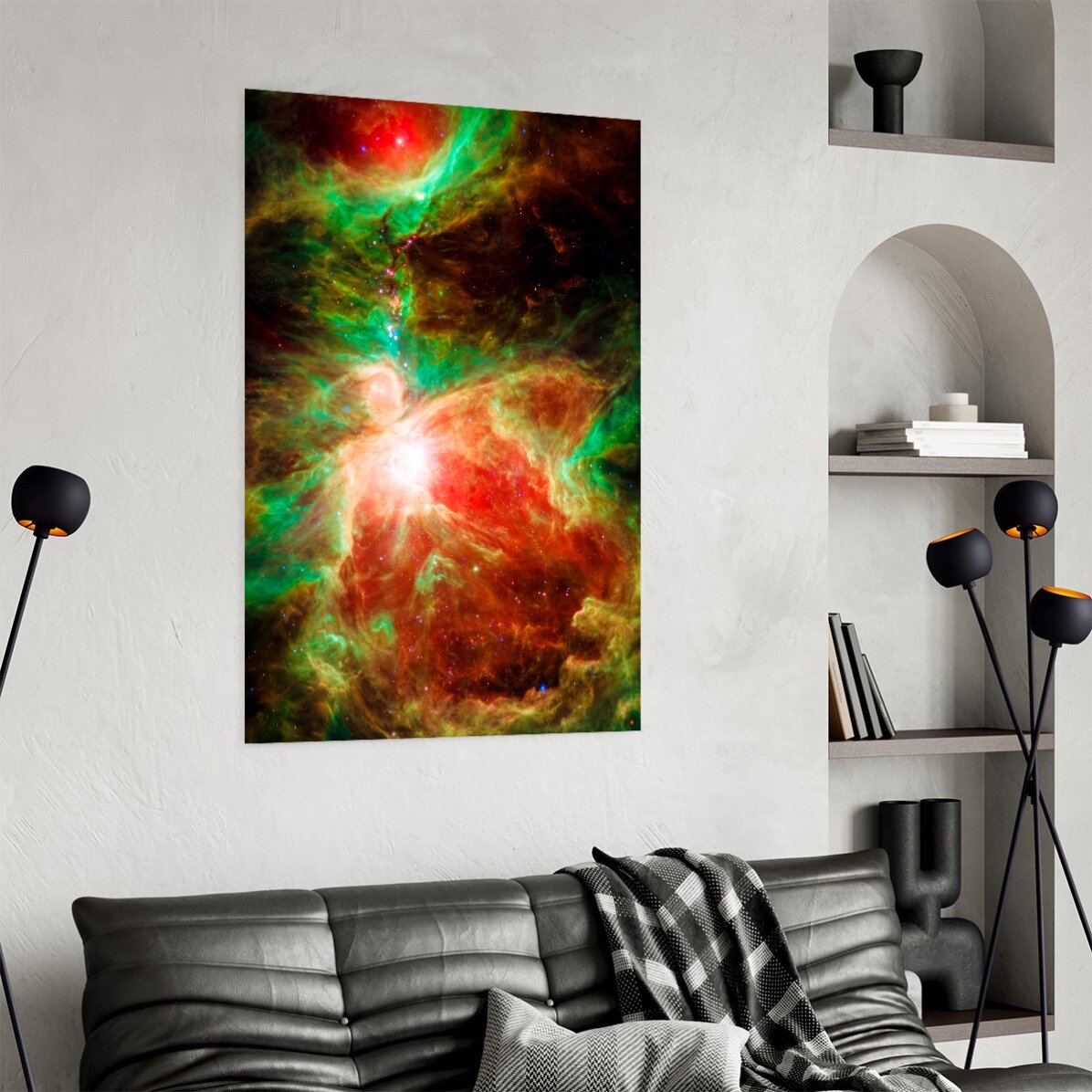 Poster: De rode en groene nevel