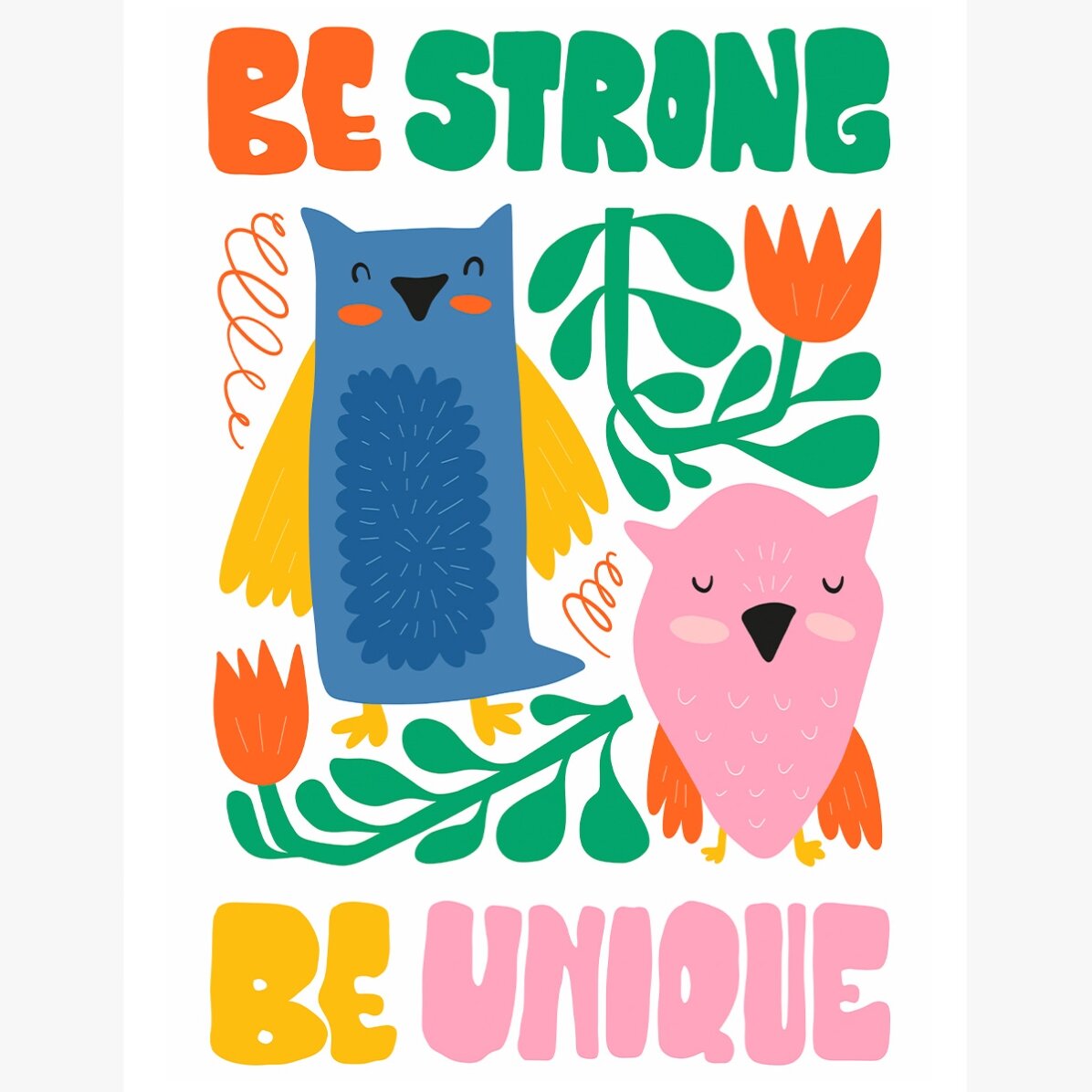 Strong & unique poster