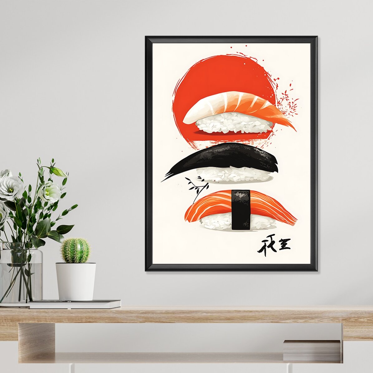 Poster Sushi-kunst