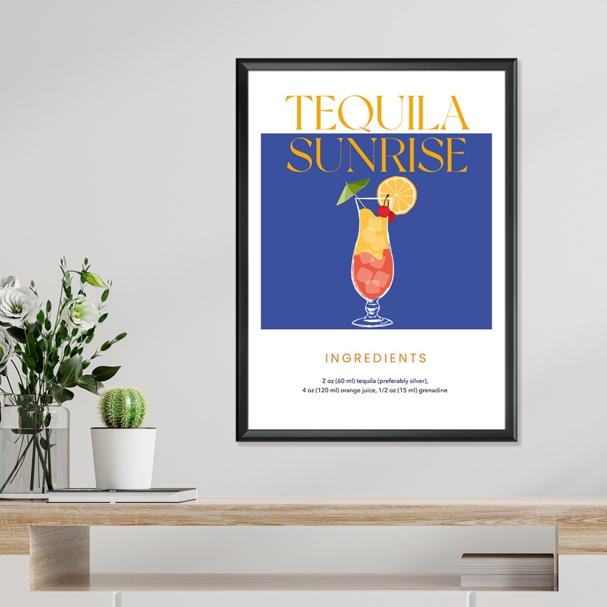 Poster Tequila Sunrise