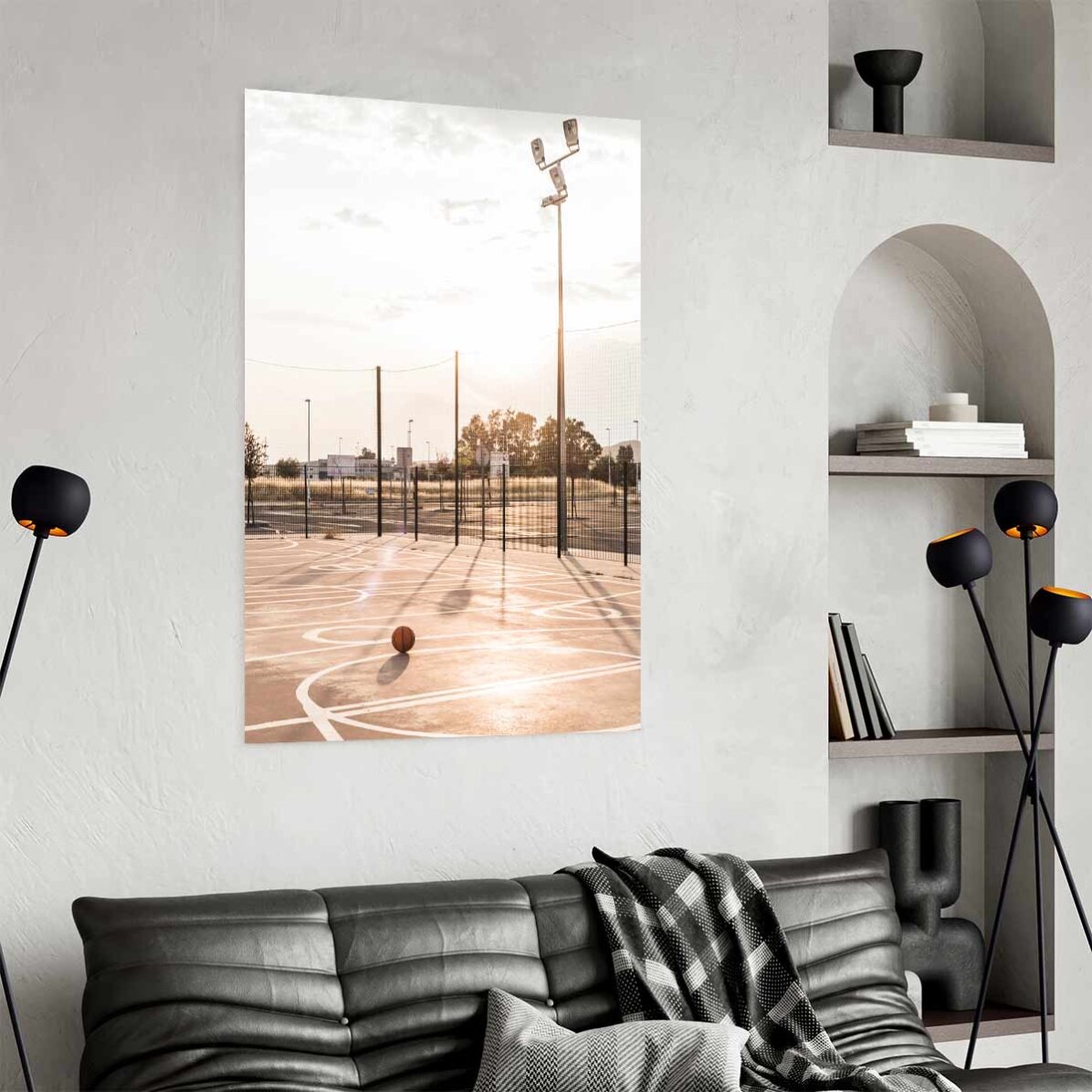 Poster: Basketbalveld