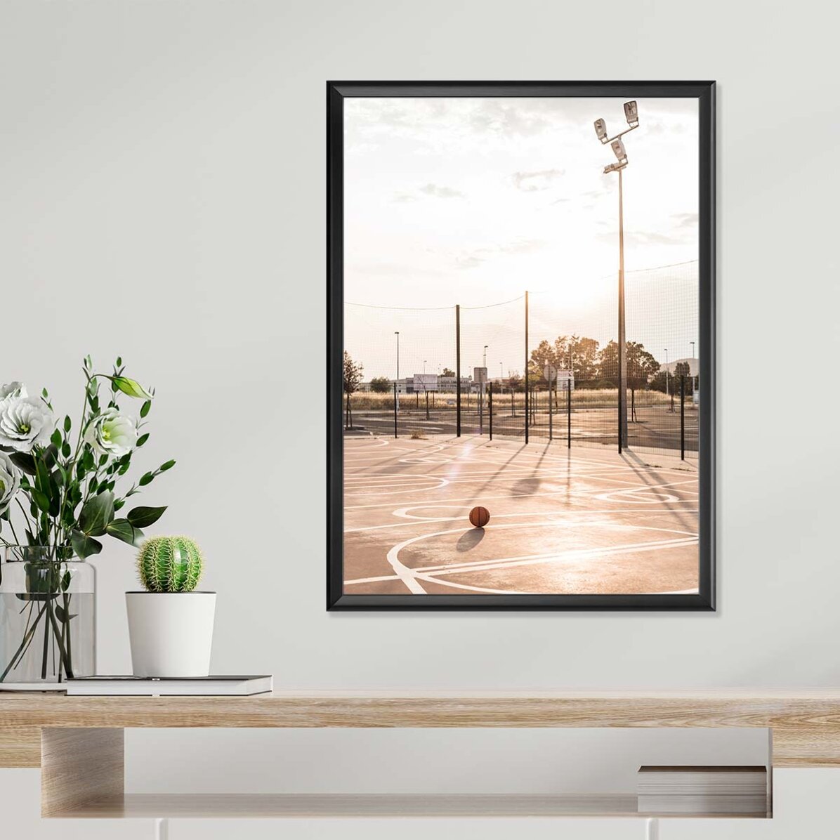 Poster: Basketbalveld