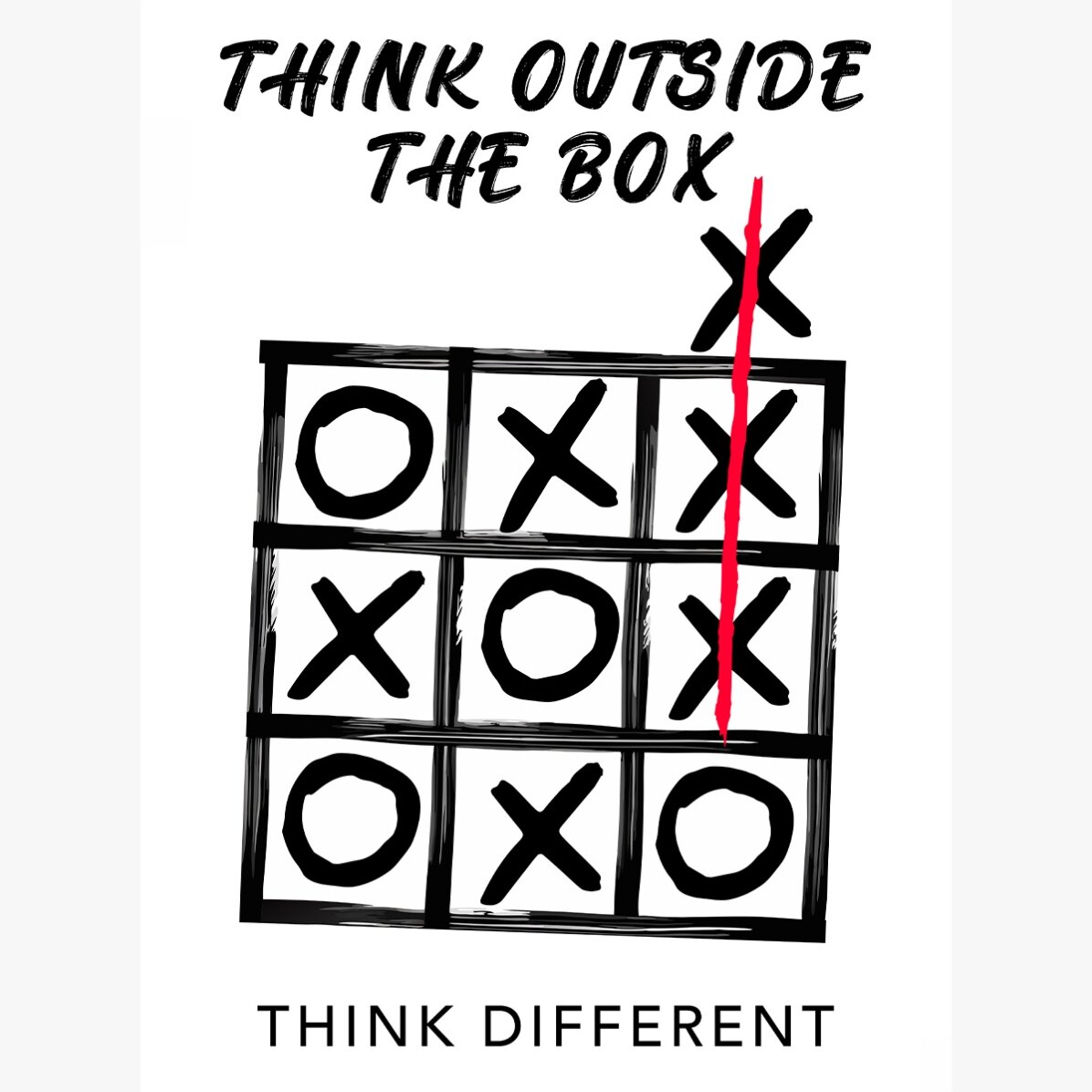 Poster ‘Think outside the box’