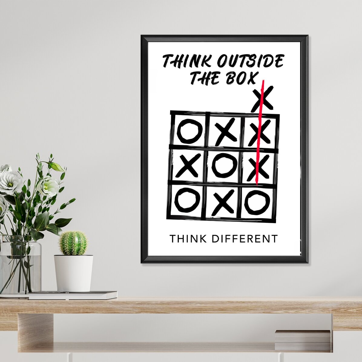 Poster ‘Think outside the box’