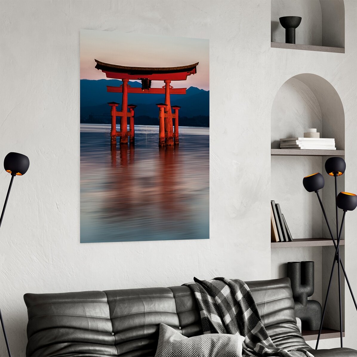 Poster van de Torii-poort