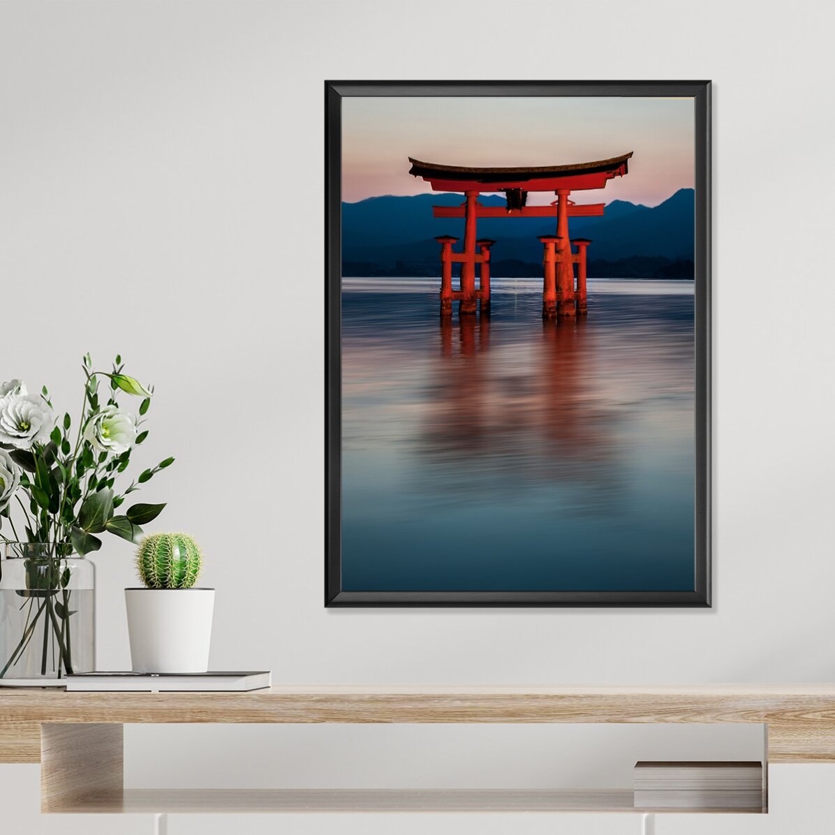 Poster van de Torii-poort