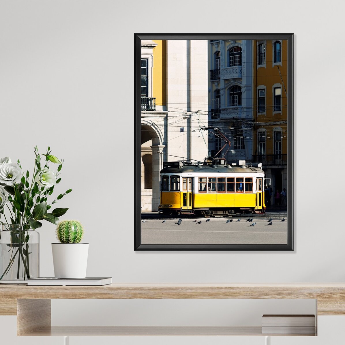 Poster: Gele tram in Lissabon, Portugal